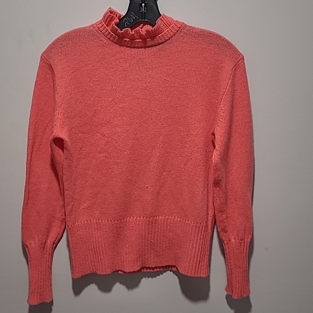 J. CREW coral sz XS lambs wool blend sweater WT46